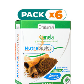 Pack 6x CANELA 60 CÁPSULAS DRASANVI