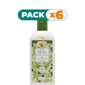 Pack 6x CHAMPÚ ACEITE DE OLIVA BIO 250Ml. DRASANVI