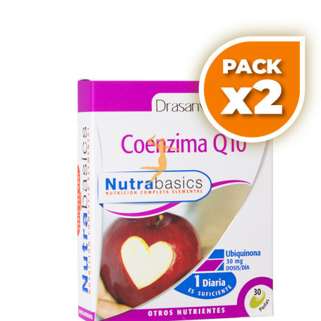 Pack 2x COENZIMA Q10 30 CÁPSULAS DRASANVI