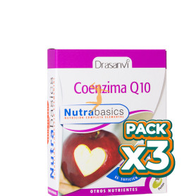 Pack 3x COENZIMA Q10 30 CÁPSULAS DRASANVI