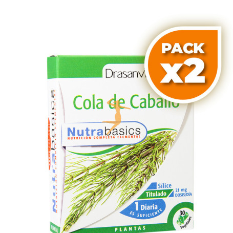 Pack 2x COLA DE CABALLO 30 CÁPSULAS DRASANVI