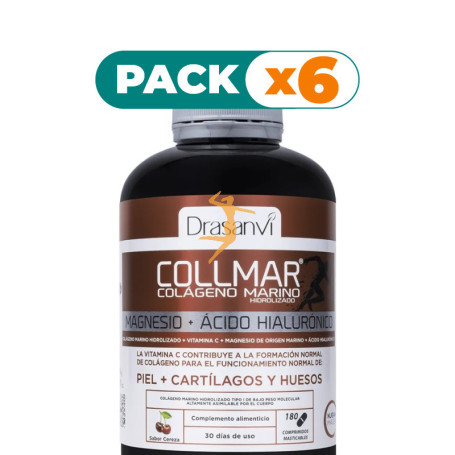 Pack 6x COLLMAR CEREZA 180 COMPRIMIDOS MASTICABLES DRASANVI