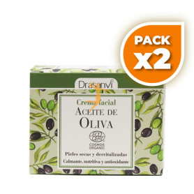 Pack 2x CREMA FACIAL ACEITE DE OLIVA BIO 50Ml. DRASANVI