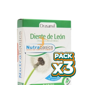 Pack 3x DIENTE DE LEÓN 30 CÁPSULAS DRASANVI