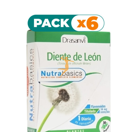 Pack 6x DIENTE DE LEÓN 30 CÁPSULAS DRASANVI