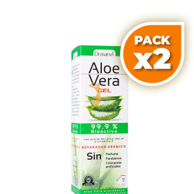 Pack 2x GEL ALOE VERA 200Ml. DRASANVI