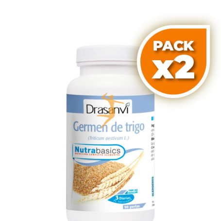 Pack 2x GERMEN DE TRIGO 500Mg. 90 PERLAS DRASANVI