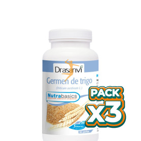 Pack 3x GERMEN DE TRIGO 500Mg. 90 PERLAS DRASANVI