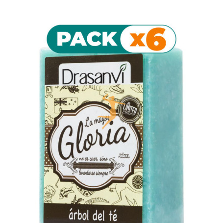 Pack 6x JABÓN DE ÁRBOL DE TÉ 100Gr. DRASANVI