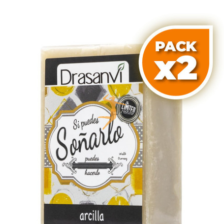 Pack 2x JABÓN DE ARCILLA 100Gr. DRASANVI