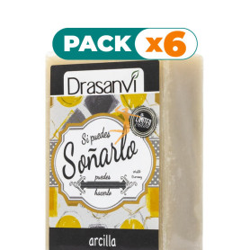 Pack 6x JABÓN DE ARCILLA 100Gr. DRASANVI