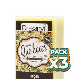 Pack 3x JABÓN DE ARGÁN 100Gr. DRASANVI