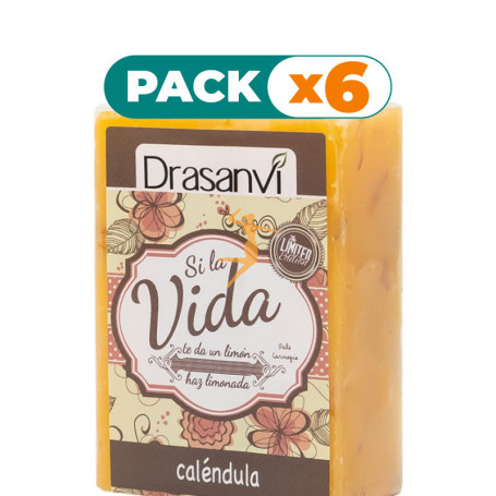 Pack 6x JABÓN DE CALÉNDULA 100Gr. DRASANVI