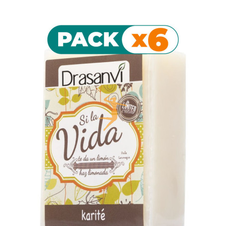 Pack 6x JABÓN DE KARITÉ 100Gr. DRASANVI
