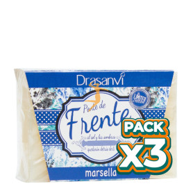 Pack 3x JABÓN DE MARSELLA 100Gr. DRASANVI