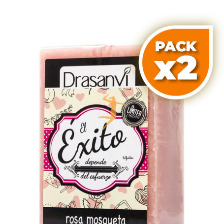 Pack 2x JABÓN DE ROSA MOSQUETA 100Gr. DRASANVI
