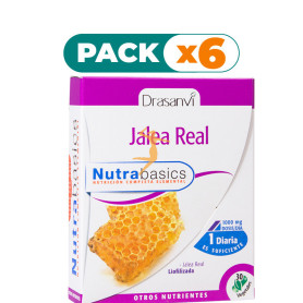 Pack 6x JALEA REAL 1000Mg. 30 CÁPSULAS DRASANVI