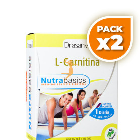 Pack 2x L-CARNITINA 48 CÁPSULAS DRASANVI