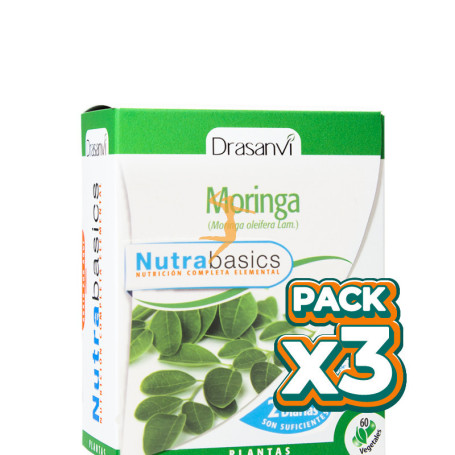 Pack 3x MORINGA 60 CÁPSULAS DRASANVI