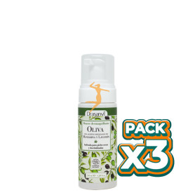 Pack 3x MOUSSE DESMAQUILLANTE ACEITE DE OLIVA BIO 150Ml. DRASANVI