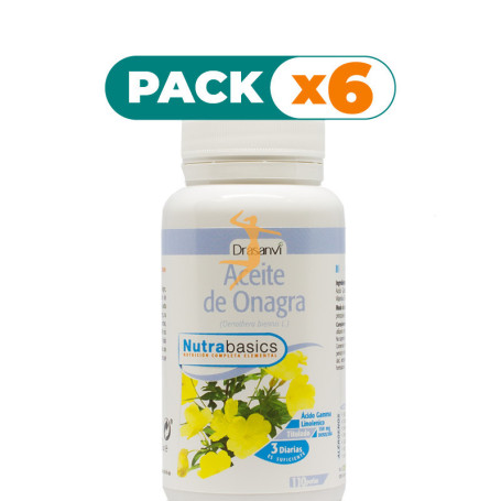Pack 6x ONAGRA ACEITE 110 PERLAS 500Mg. DRASANVI