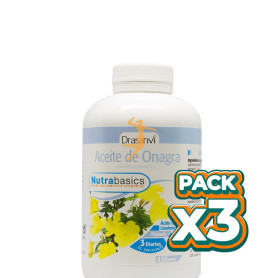 Pack 3x ONAGRA ACEITE 450 PERLAS 500Mg. DRASANVI