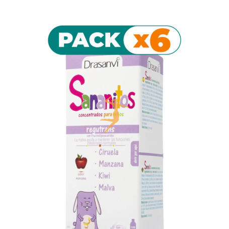 Pack 6x SANANITOS REGUTRANS 150Ml. DRASANVI