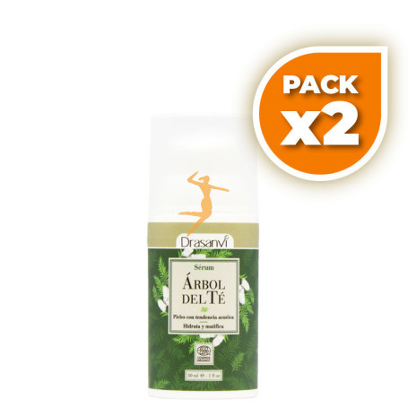Pack 2x SERUM FACIAL ÁRBOL DE TÉ BIO 30Ml. DRASANVI