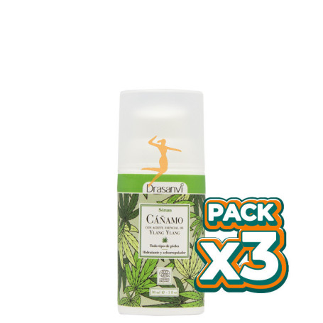 Pack 3x SERUM FACIAL CÁÑAMO BIO 30Ml. DRASANVI