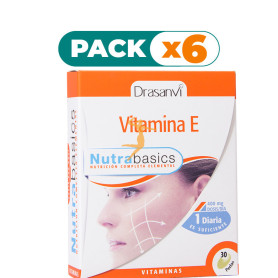 Pack 6x VITAMINA E 30 PERLAS DRASANVI
