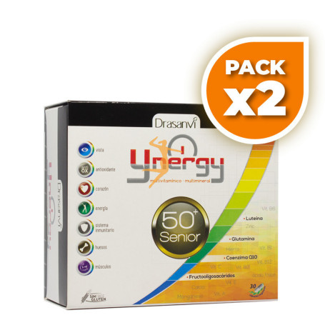 Pack 2x YNERGY SENIOR 36 CÁPSULAS DRASANVI