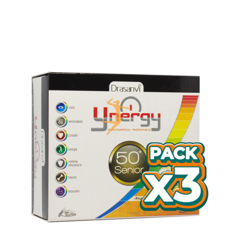 Pack 3x YNERGY SENIOR 36 CÁPSULAS DRASANVI