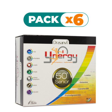 Pack 6x YNERGY SENIOR 36 CÁPSULAS DRASANVI