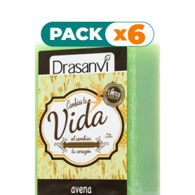 Pack 6x JABÓN DE AVENA 100Gr. DRASANVI
