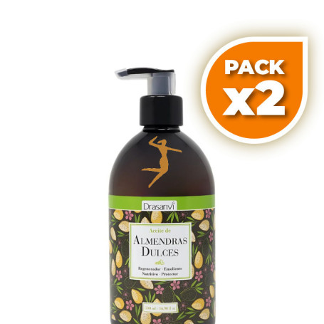 Pack 2x ACEITE DE ALMENDRAS 500Ml. DRASANVI