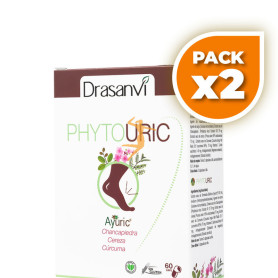 Pack 2x PHYTOURIC 60 CÁPSULAS DRASANVI