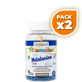 Pack 2x VITAMOLAS MELATONINA 60 GOMINOLAS DRASANVI