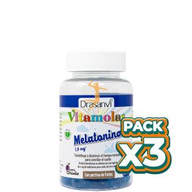 Pack 3x VITAMOLAS MELATONINA 60 GOMINOLAS DRASANVI