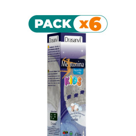 Pack 6x MELATONINA KIDS 1Mg. 50Ml. DRASANVI