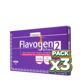 Pack 3x FLAVOGEN BIFASE 2 60 CAPSULAS DRASANVI