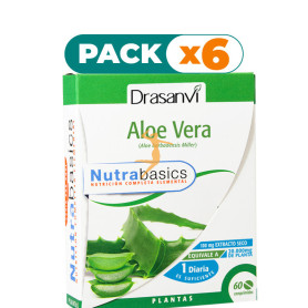 Pack 6x ALOE VERA 60 COMPRIMIDOS DRASANVI