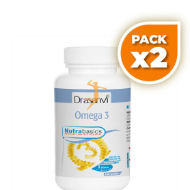 Pack 2x OMEGA 3 1.000Mg. 100 PERLAS DRASANVI