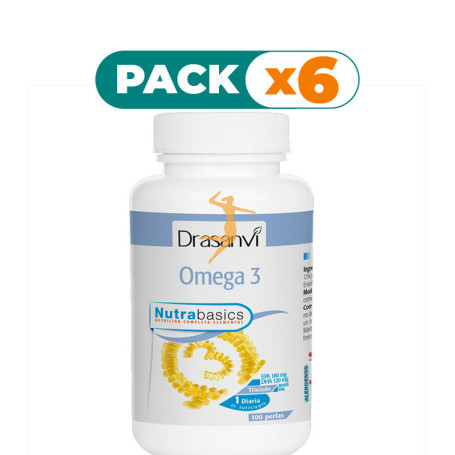 Pack 6x OMEGA 3 1.000Mg. 100 PERLAS DRASANVI
