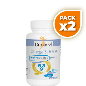 Pack 2x OMEGA 3-6-9 1.000Mg. 24 PERLAS DRASANVI
