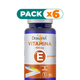 Pack 6x VITAMINA E 90 PERLAS DRASANVI