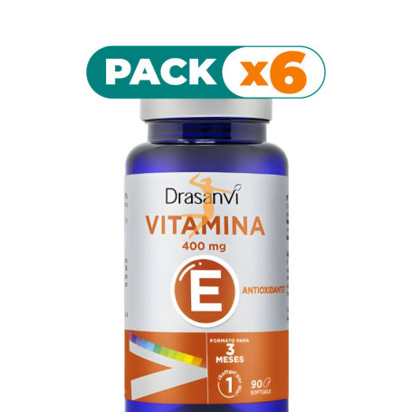 Pack 6x VITAMINA E 90 PERLAS DRASANVI