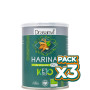 Pack 3x HARINA DE ALMENDRAS BIO 375Gr. KETO DRASANVI