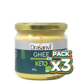 Pack 3x MANTEQUILLA GHEE BIO 300Gr. KETO DRASANVI