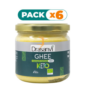 Pack 6x MANTEQUILLA GHEE BIO 300Gr. KETO DRASANVI