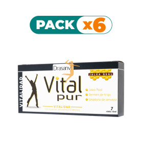 Pack 6x VITALPUR VITALIDAD 7 VIALES DRASANVI